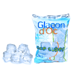 Sac 2 kgs Glaçon (env 60 glaçons)