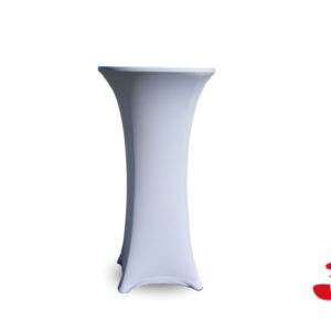 Housse Blanche pour Mange Debout Petit Plateau
