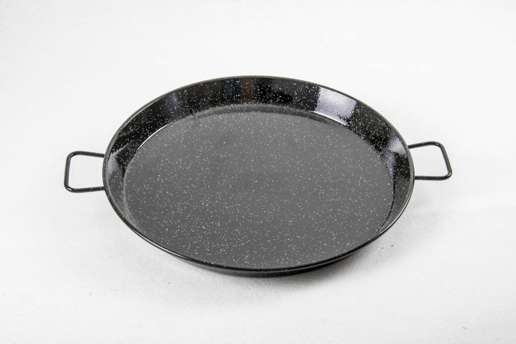 Poêle à Paella Émaillée 65 Cm - Pour 17 à 25 Personnes - Compatible Gaz - Original Paella